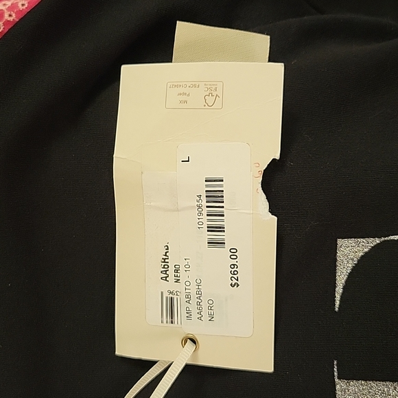 MASKA Imperial Collection NWT, Teashirt dress , Black Red, Size Large, - Picture 9 of 11